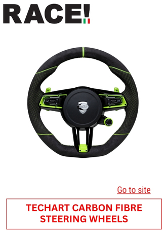 10. RACE TECHART CARBON FIBRE STEERING WHEELS - 2024 PERFORMANCE FEATURED ITEMS