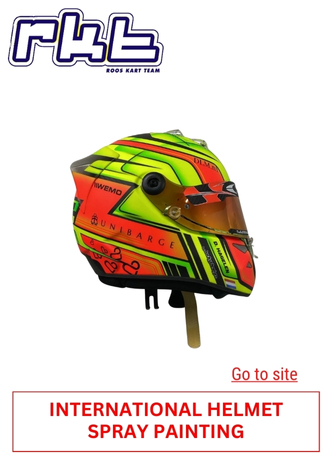 13. RKT RACING -INTERNATIONAL HELMET SPRAYPAINTING