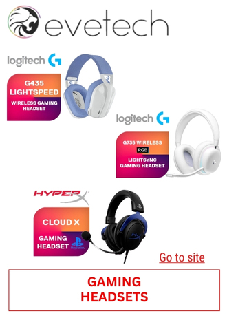 15. EVETECH - GAMING HEADSETS