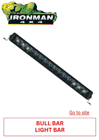 18. IRONMAN - BULL BAR LIGHT BAR