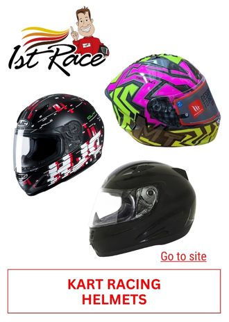 2. 1ST RACE - KART RACING HELMETS