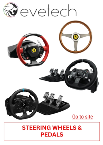 4. EVETECH - STEERING WHEELS & PEDALS