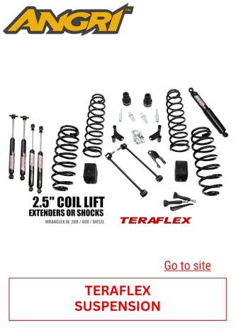 52. ANGRI JEEP - TERAFLEX SUSPENSION