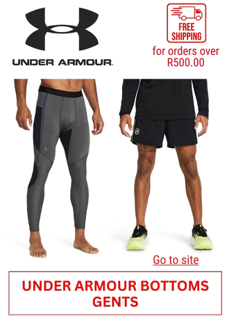 56. UNDER ARMOUR BOTTOMS - GENTS