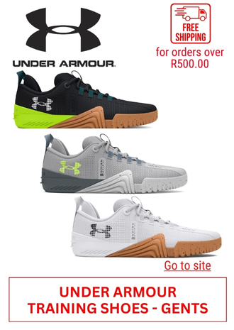 57. UNDER ARMOUR TRAINING SHOES - GENTS