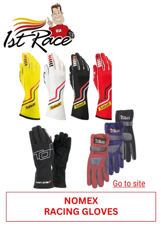 7. 1ST RACE - NOMEX RACING GLOVES