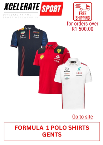 XCELERATE SPORT - FORMULA 1 POLO SHIRTS - GENTS