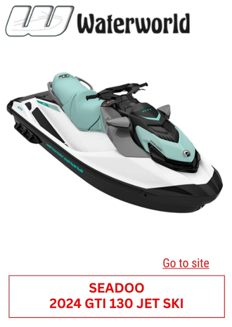 1 WATERWORLD -SEADOO 2024 GTI 130 JET SKI