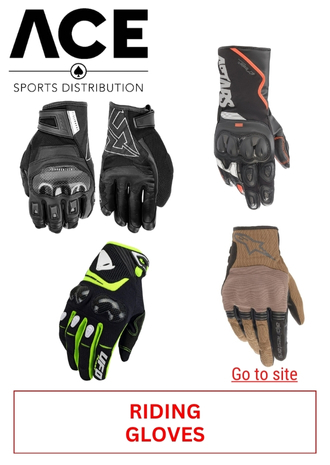 128. ACE SPORTS - RIDING GLOVES