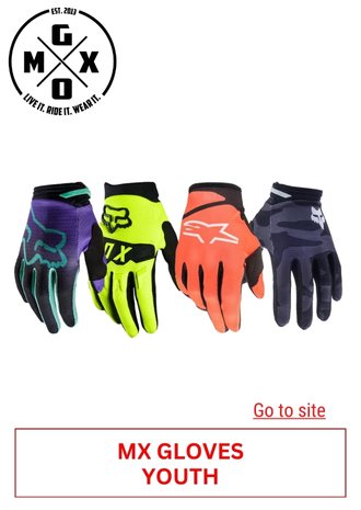 28. GO MX - MX GLOVES - YOUTH