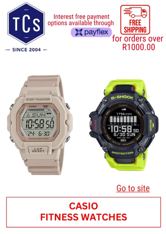 28. THE CASIO SHOP -CASIO FITNESS WATCHES