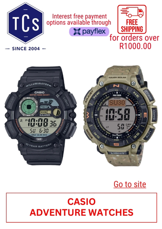 29. THE CASIO STORE - CASIO ADVENTURE WATCHES