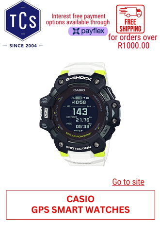 30. THE CASIO SHOP - CASIO GPS SMART WATCHES