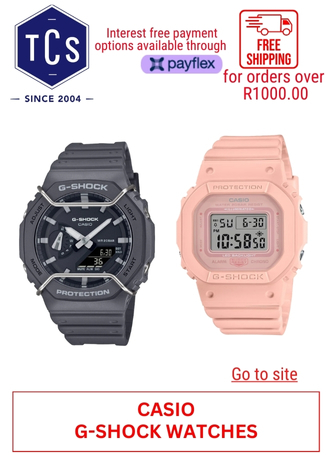 31. THE CASIO SHOP - CASIO G-SHOCK WATCHES