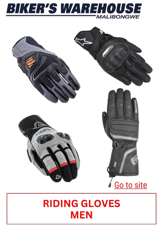 34. BIKERS WAREHOUSE - RIDING GLOVES - MEN