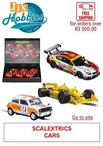 37. JIX HOBBIES -SCALEXTRICS CARS