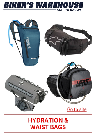 38. BIKERS WAREHOUSE - HYDRATION & WAIST BAGS