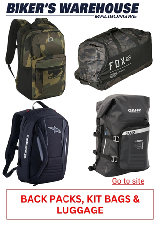 39. BIKERS WAREHOUSE - BACKPACKS, KIT BAGS & LUGGAGE