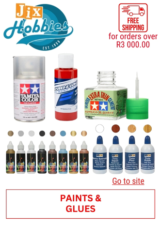 41.JIX HOBBIES - PAINTS & GLUES