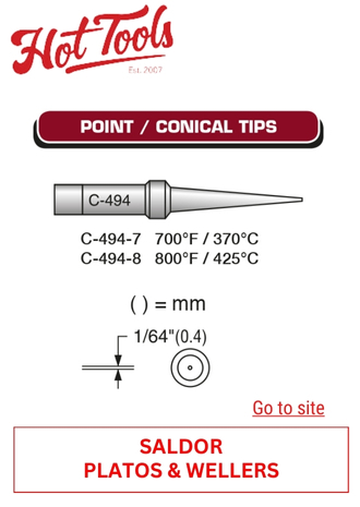 42. HOT TOOLS - SOLDER PLATOS & WELLERS