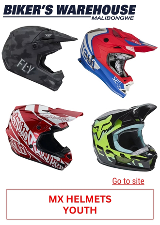 50. BIKES WAREHOUSE - MX HELMETS - YOUTH