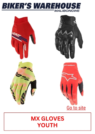 55. BIKERS WAREHOUSE - MX GLOVES - YOUTH