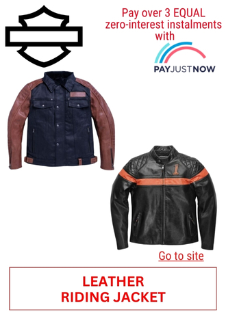 58. HARLEY DAVIDSON - LEATHER RIDING JACKET