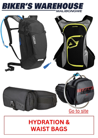 59. BIKERS WAREHOUSE - HYDRATION & WAIST BAGS