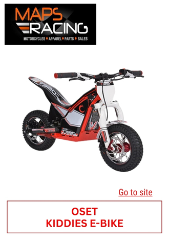 6. MAPS RACING - OSET KIDDIES E-BIKE