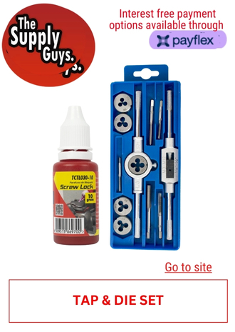 6. THE SUPPLY GUYS - TAP & DIE SET