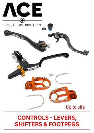 78. ACE SPORTS - CONTROLERS -LEVELERS, SHIFTERS & FOOTPEGS