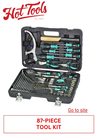 79. HOT TOOLS - 87 PIECE TOOL KIT