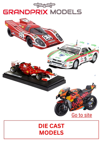 8.GRANDPRIX MODELS - DIE CAST MODELS