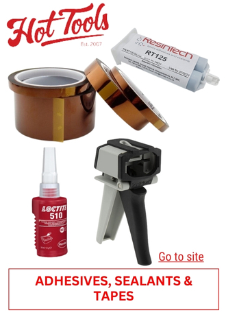 95. HOT TOOLS - ADHESIVES, SEALENTS & TAPES