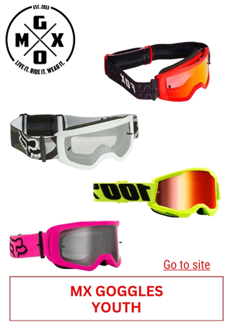 29. go mx - mx goggles youth