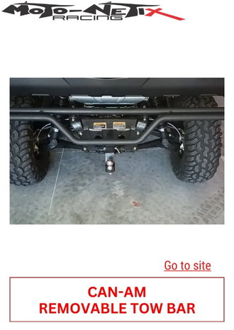 106. MOTONETIX - CAN-AM - REMOVABLE TOW BAR