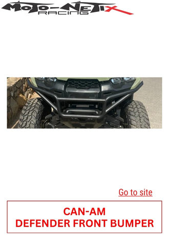 109 -MOTONETIX - CAN-AM - DEFENDER FRONT BUMPER