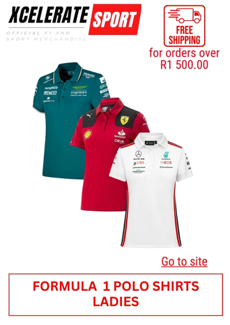 2.XCERERATE SPORT -FORMULA 1 POLO SHIRTS LADIES