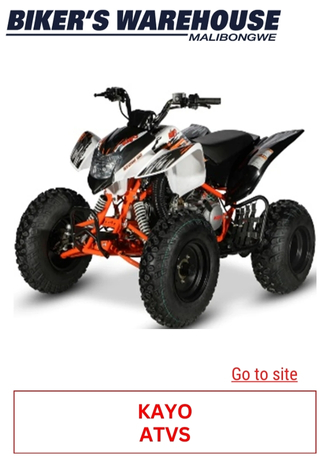 20. BIKERS WAREHOUSE - KAYO ATV'S