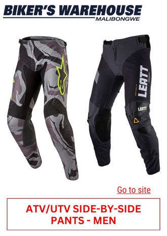 30. BIKERS WAREHOUSE - ATVUTV SIDE-BY-SIDE PANTS - MEN