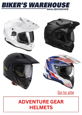 32. BIKERS WAREHOUSE - ADVENTURE GEAR - HELMETS