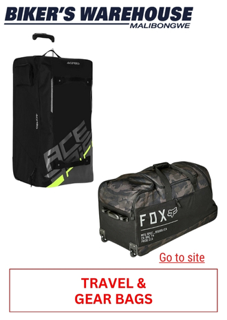 34. BIKERS WAREHOUSE - TRAVEL & GEAR BAGS