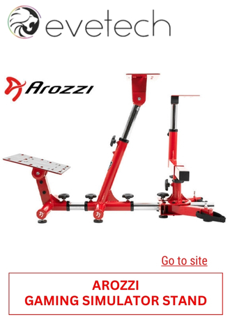 4. EVETECH - AROZZI GAMING SIMULATOR STAND