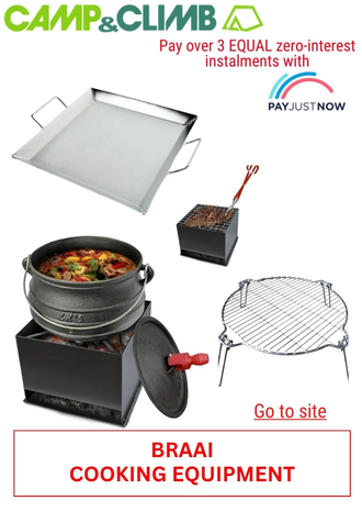 43. CAMP & CLIMB - BRAAI COOKING EQUIPMENT