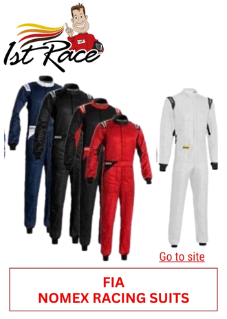 68. 1ST RACE - FIA NOMEX RACING SUITS