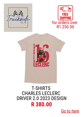 TRACKSIDE - T-SHIRTS - CHARLES LECLERC - LEISURE WEAR & GEAR - Featured Items