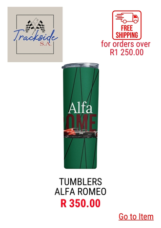 TRACKSIDE - TUMBLERS - ALFA ROMEO - LEISURE WEAR & GEAR - Featured Items