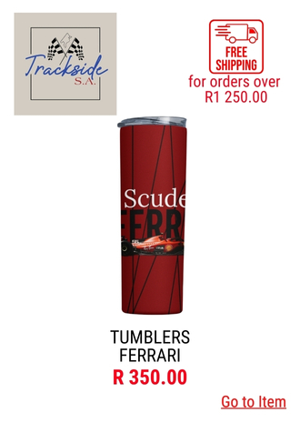 TRACKSIDE - TUMBLERS - FERRARI - LEISURE WEAR & GEAR - Featured Items